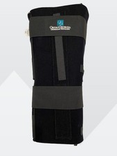 DJ Orthopedics Unisex Adult Universal Black 4-Strap 18" Foam Knee Immobilizer