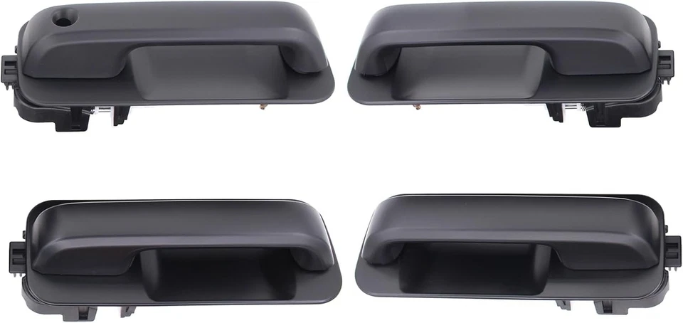 Комплект из четырех черных передних и задних дверных ручек для Ford F-150 2015-2020 - Изображение 2 из 4