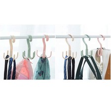 8Pcs S Shape Hanger Hooks for Home Closet Organization in Assorted Colors