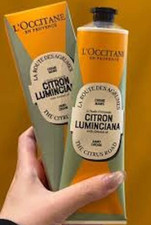 L'Occitane Citron Luminciana Hand Cream. 5.2 oz, 150ml , New in Box