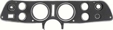 1970-72 Camaro Dash Instrument Carrier Black Wchrome Trim