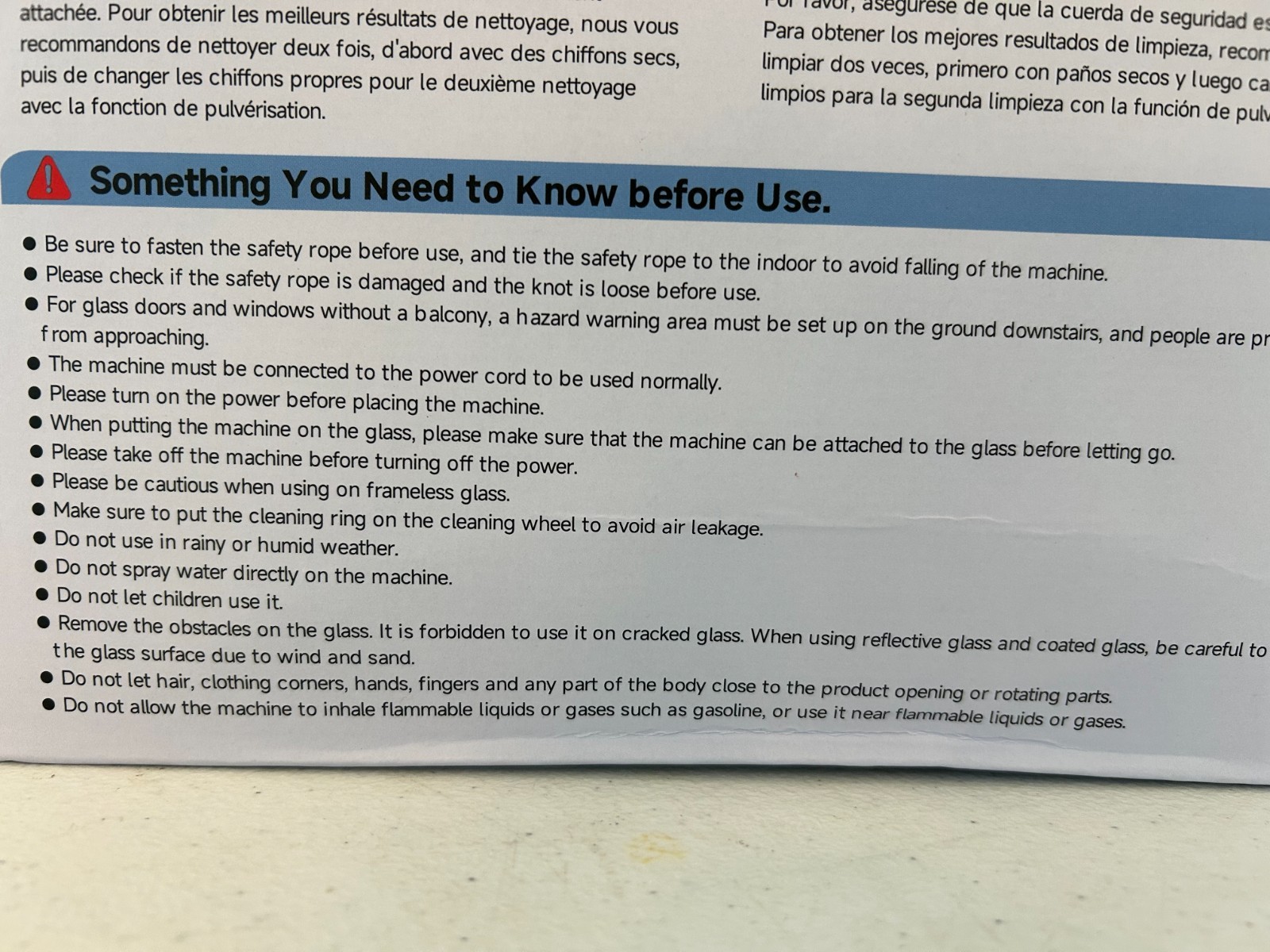 AlfaBot X7 Pro Robot Electric Window Cleaning Robot Tool W/ Dual Water Spray 65W
