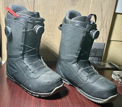 Burton Ruler BOA Snowboard Boots Size 12 US Imprint 2 Liner Very Light Use