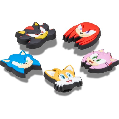 Crocs Jibbitz Sonic The Hedgehog Shoe Charms 5-Pack - Picture 2 of 4