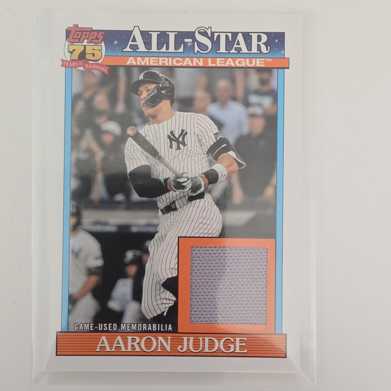 2026 Topps Series 2 Baseball Aaron Judge 1991 Topps All-Stars Relic Yankees