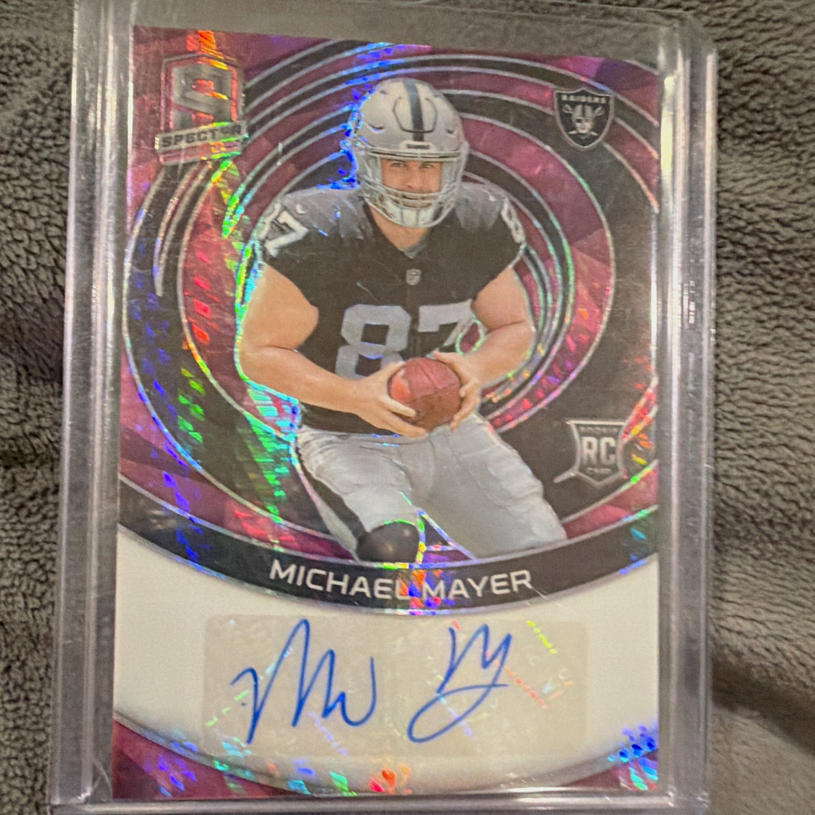 Panini 2023 Spectra - Spectral Signatures Michael Mayer #SS-MMA /15 (AU, RC)