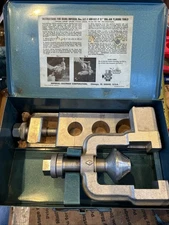 Imperial Eastman Chicago 637-F 1-1/4” - 2” OD 37º Rol-Air Flaring Tool Kit Set