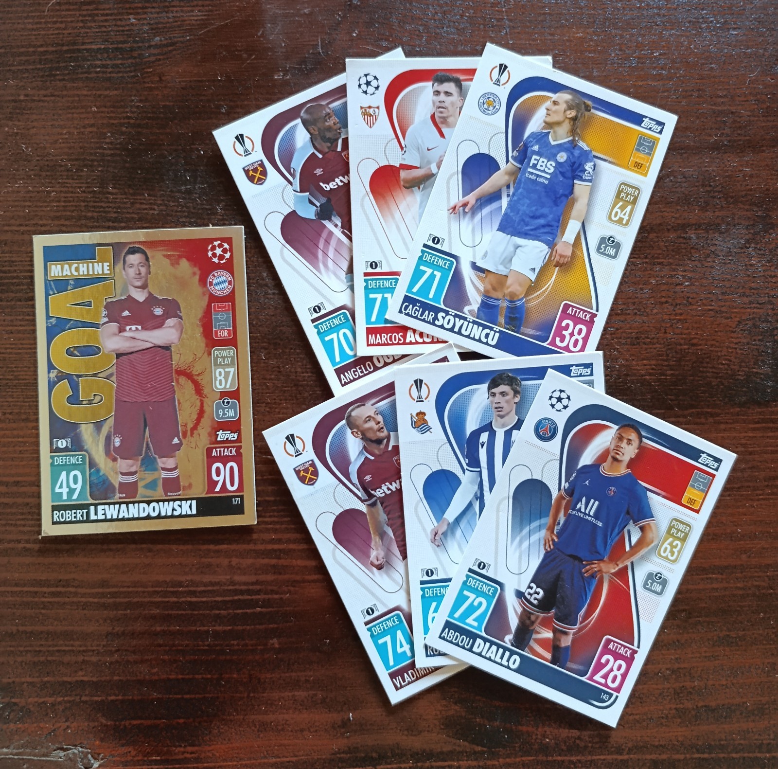Set Topps Match Attax Champions League 21/22 Lewandowski