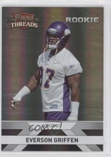 2010 Panini Threads Rookie Silver Century Proof 24/250 Everson Griffen #231 0az