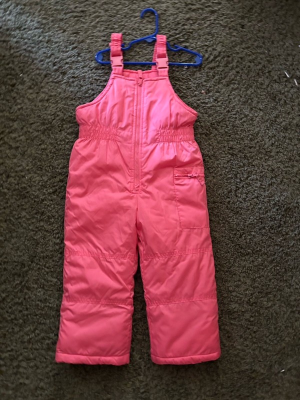 Carter’s Girls Pink Size 4T Winter Overall Snowsuit Zip Front