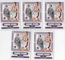 2025 PANINI DONRUSS WNBA CAITLIN CLARK FRANCHISE FEATURES INSERT LOT (5 CARDS)