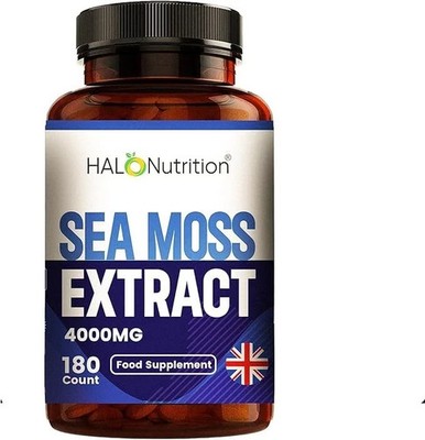 Sea Moss Supplement 180 Tabletten ohne Kapsel Extrakt hochfest 4000mg - vegan