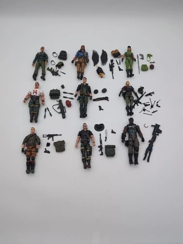 GI JOE classified figure lot, good condition with weapons