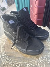 Vans Skate SK8-Hi Shoes - Black/Black 6.5 Men Size 8 Women