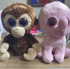 Ty Beanie Boos Pink Octopus Plush Toy for Kids Ages 3-7 Years, Age Level 3-4 4-7