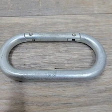 Vintage Original US Military Carabiners AMF81  NOS Snap-link 2x4" USGI Oval