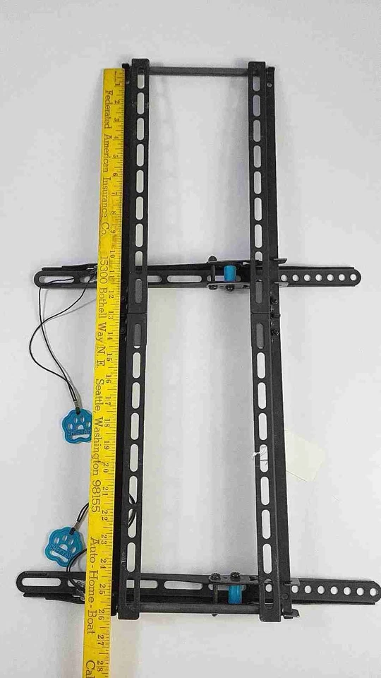 Soporte de pared Cheetah de doble brazo para televisores de 20"-65" - negro Foto 2 de 4