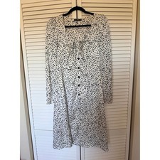 Shein Dalmatian print midi dress