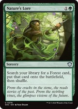 Nature's Lore MTG U 278 Commander: Secrets of Strixhaven SOC NM