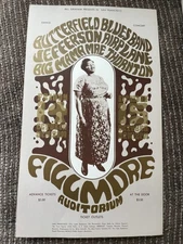 Butterfield Blues Band Jefferson Airplane Big Mama Mae Thornton Poster
