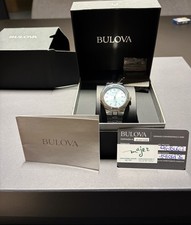 Bulova Octagon Automatic 96B462 - 40mm - Ice Blue - New