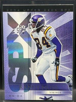 2004 Upper Deck SPx Randy Moss #54 Minnesota Vikings (3) | BUY 4+ GET 40% OFF