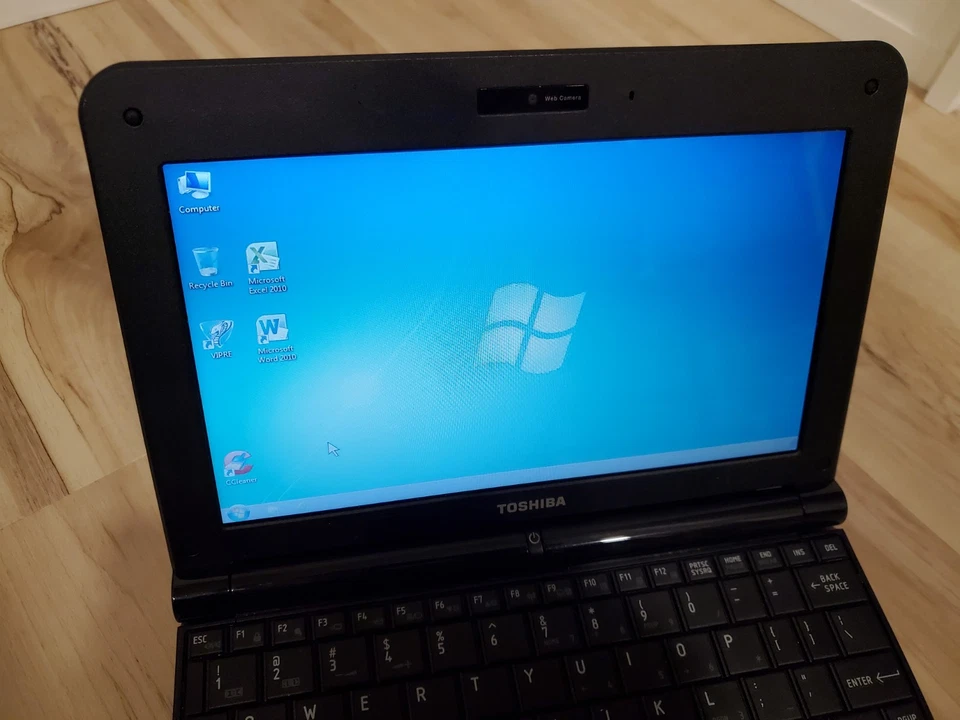 TOSHIBA NB255-N250 10,1 «Windows 7 стартер компактный нетбук ноутбук проверено работает! - Изображение 3 из 4