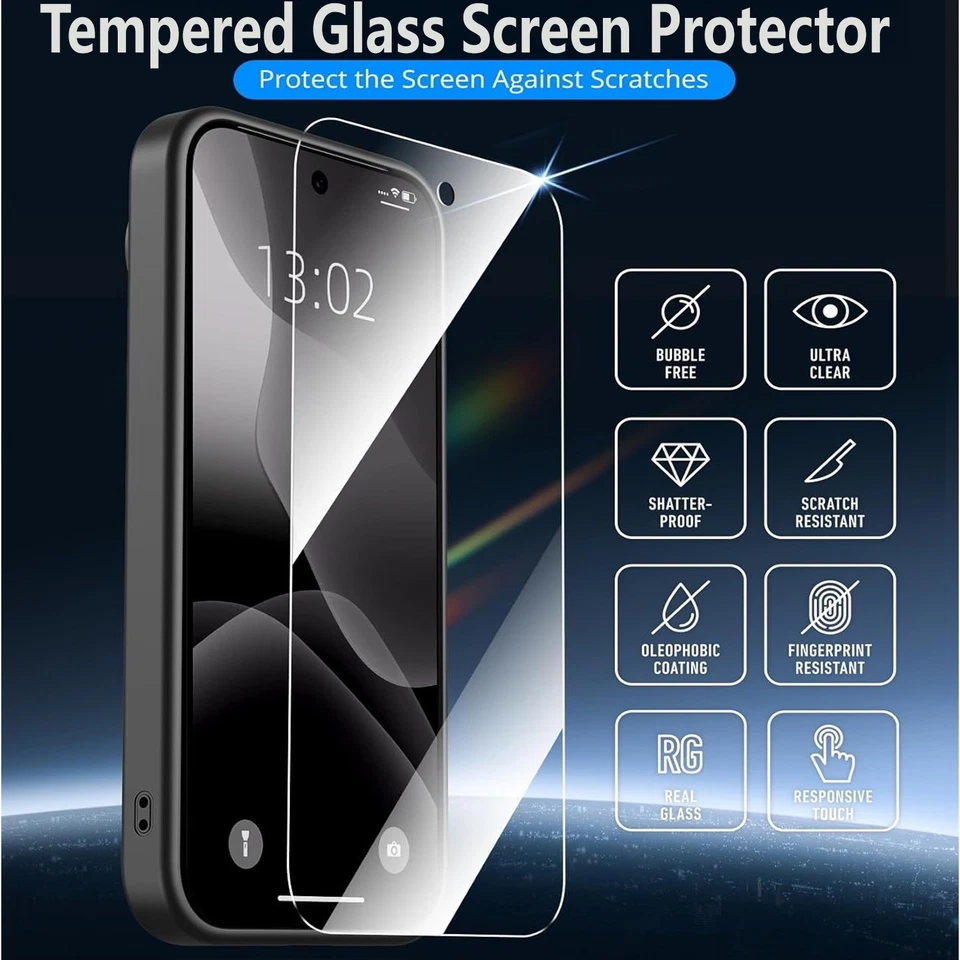 适用于谷歌 Pixel 10 Pro XL/9A/9 外壳手机防震 MagSafe 保护套+屏幕玻璃 — 第 3/3 张图片