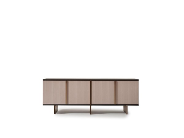Sideboard Anrichte Kommode Holz Esszimmer Beige Schrank Holzschrank-image