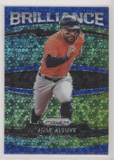 2020 Panini Prizm Brilliance Quick Pitch Blue Donut Circle /199 Jose Altuve 03kl