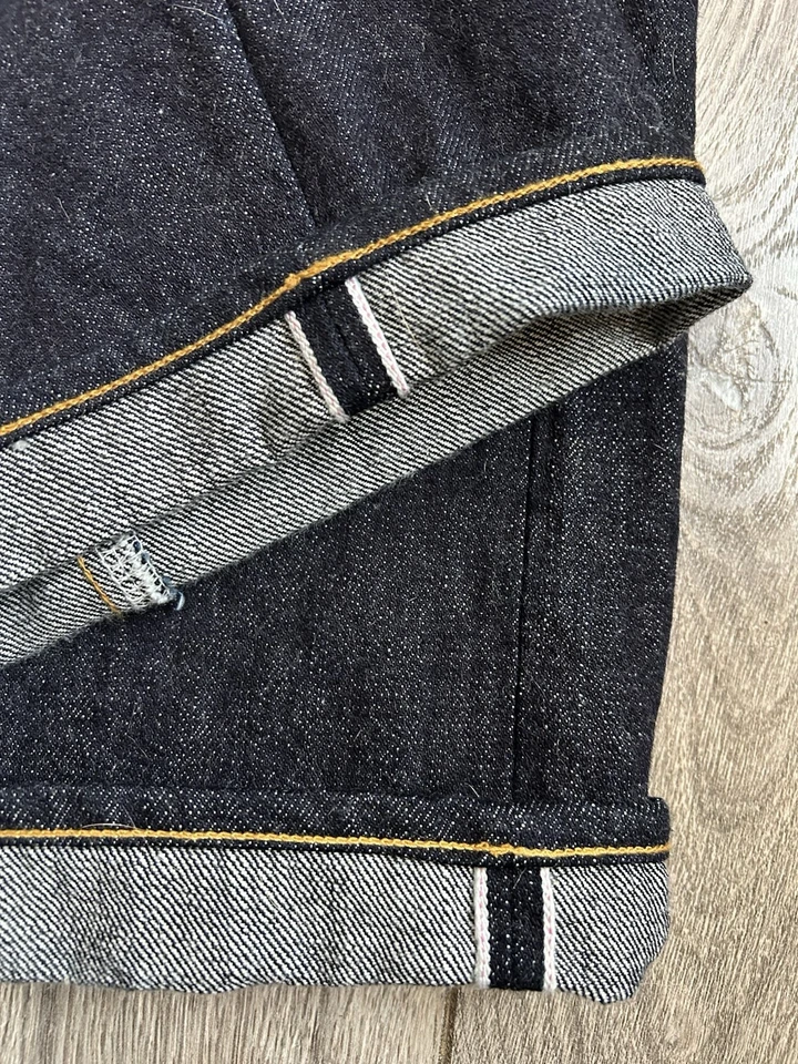ONI-222 15oz Selvedge Super Wide Straight Fit Japanese Denim Size 36x30 - Image 3 of 4