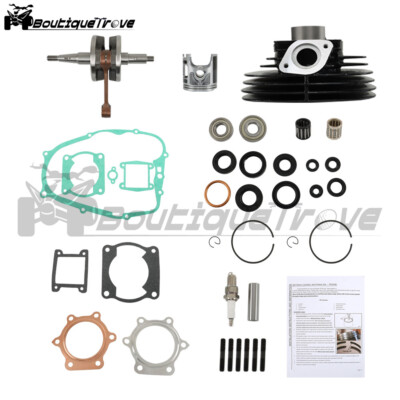 Engine Piston Cylinder Crank Rebuild Gasket Seal Kit For Yamaha Blaster 200