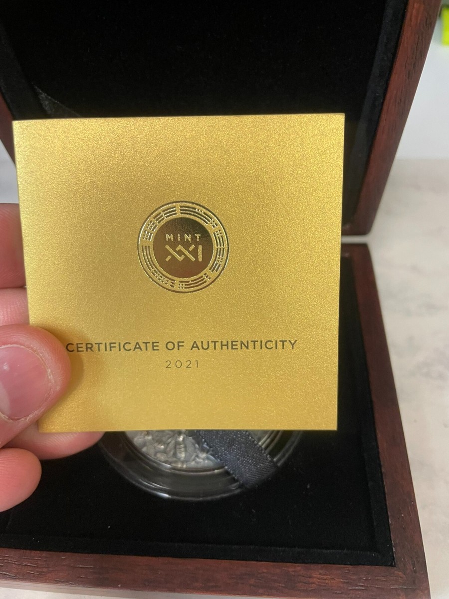高騰中】HONEY BEE 2ozSilverCoin5$Niue2021銀貨 Welcome to