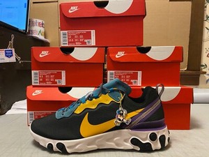 nike react element 55 black teal