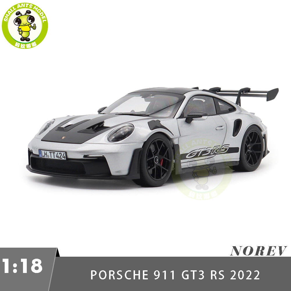 1/18 Porsche 911 992 GT3 RS 2022 Norev 187371 Silver Metallic