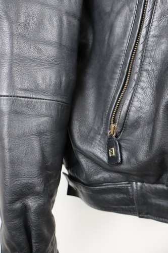 FENDI GIUBBINO GIACCA PELLE TG. L LEATHER JACKET MAN ITALY CASUAL VINTAGE - Imagen 7 de 15