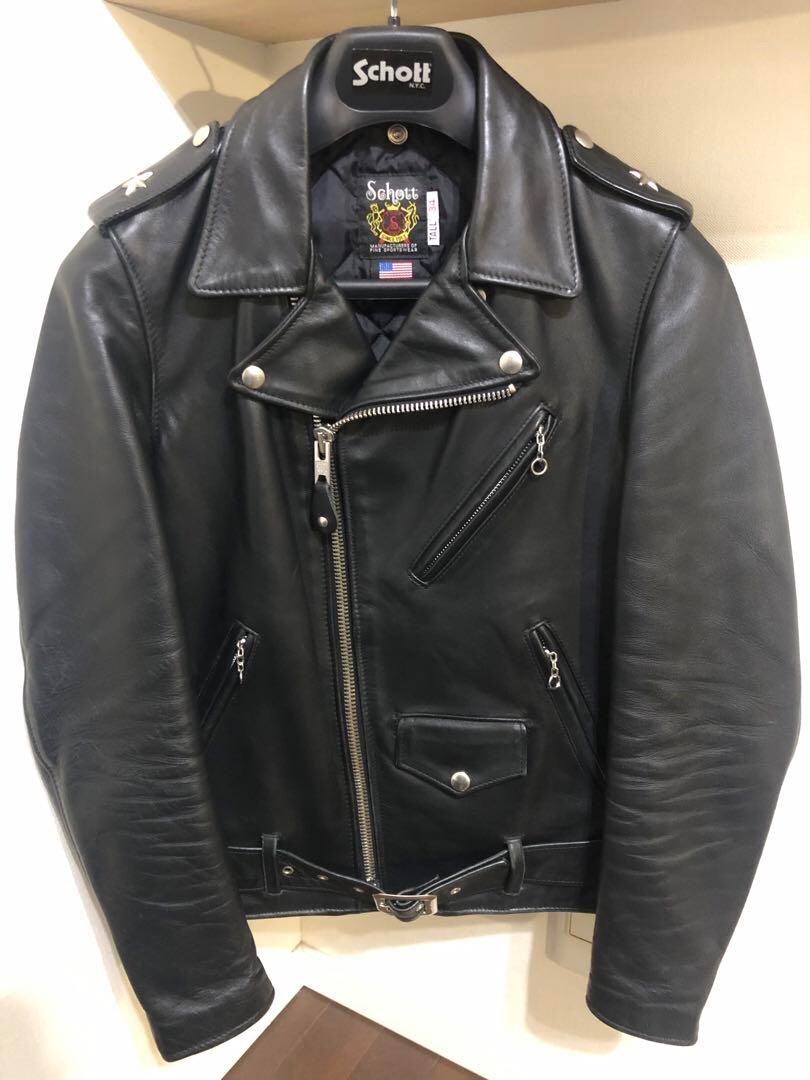 【chanper.様】Schott Perfectダブルライダース 34サイズ 半額満載！スーパーSALE グランドセール！ chanper.様】Schott