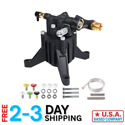 #ad #ad Max 3400 PSI Vertical Pressure Washer Pump 2.5 GPM Replacement for DIY Heroes $147.24