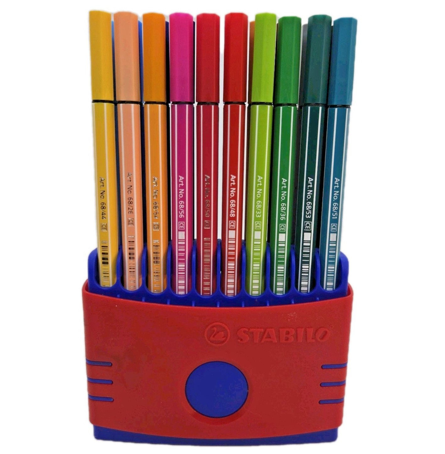 Premium Fibre Tip Pen 1mm Set Of 20 W/hard Cover Case