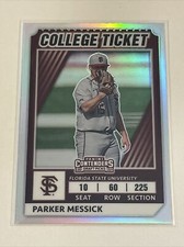 2022 Panini Elite Extra Edition Prizm College Ticket Parker Messick Rc #30