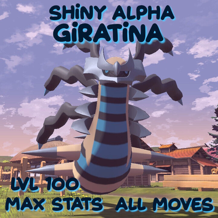 Shiny Giratina ✨ 6IV Legendary Max Stats ✨Pokemon Legends Arceus