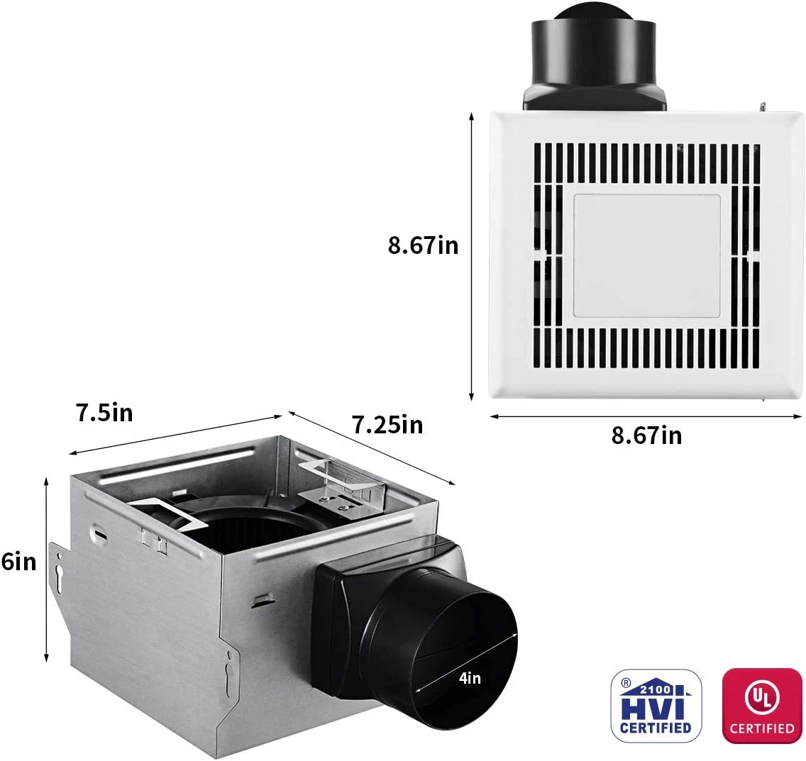 How To Replace A Bathroom Fan With Light Without Attic Access Shelly