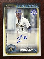 2024 Topps Pro Debut Tre’ Morgan Base Autograph Auto Riverdogs