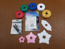Bow Maker Kit w 250 yards Poly Ribbon New Makes 4 Sizes of Bows w Ribbon Slitter