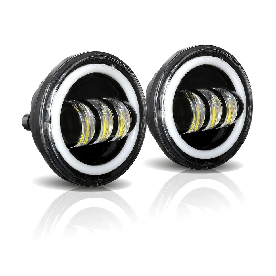 4.5inch LED Fog Passing Light For Kawasaki Vulcan 800 900 1300 1500 1700 Classic - Image 2 of 4