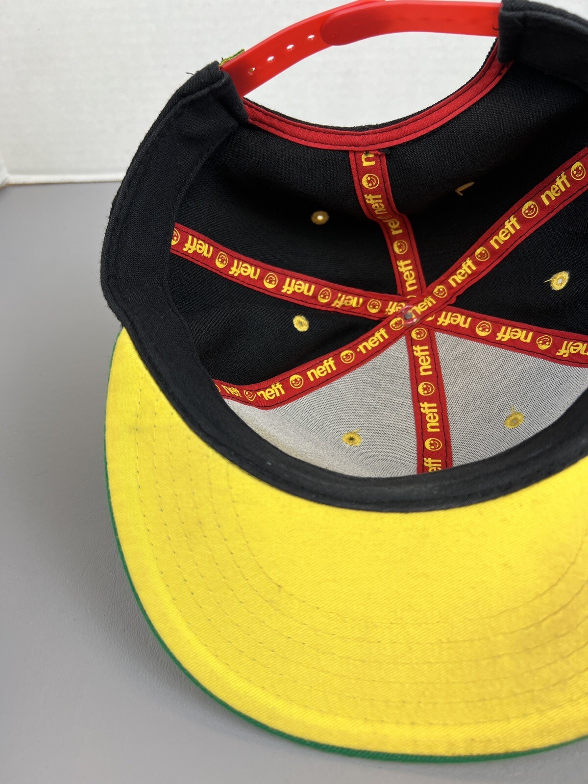 NEFF Hat Snapback Cap Adjustable Strap Black Embr… - image 10