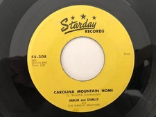 '57 Ohio Bluegrass 45 HARLIN & STANLEY Carolina Mountain Home STARDAY hear