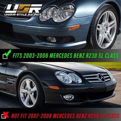 Smoke Bumper Side Marker Lights For 2003-2006 Mercedes Benz R230