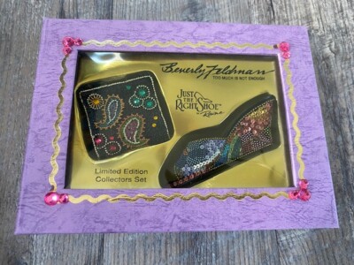 Raine Just The Right Shoe BEVERLY FELDMAN Set Too Much Is Not Enough Purse NEW