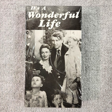  It's A wonderful Life Jimmy Stewart  Donna Reed Black/White VHS 1946 Sealed 